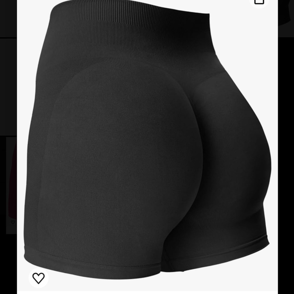 YEOREO seamless scrunch workout shorts